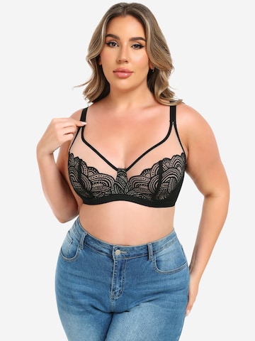 Magicshe Push-up BH 'BH'‌‌‌‌ in Schwarz: Vorderseite