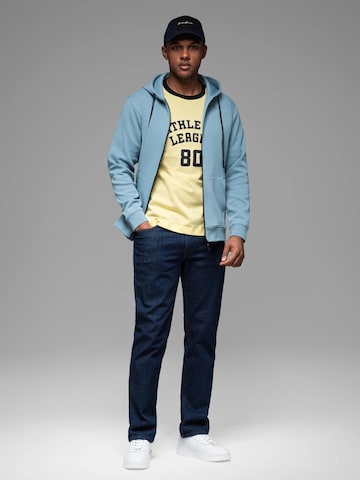 Ombre Sweat jacket 'OM-SSZP-0213' in Blue