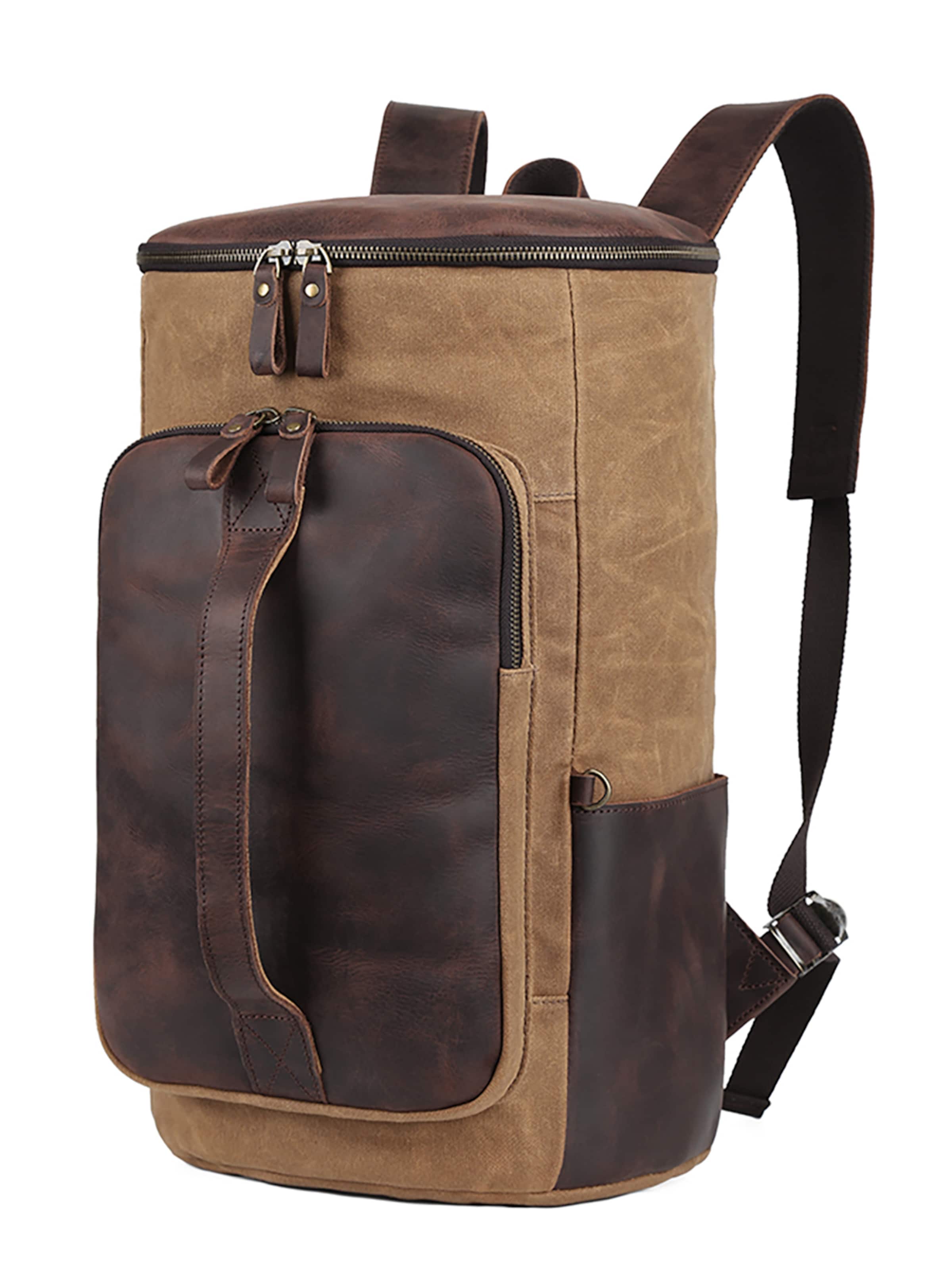 URBAN BAG Backpack 'Voss' in Brown