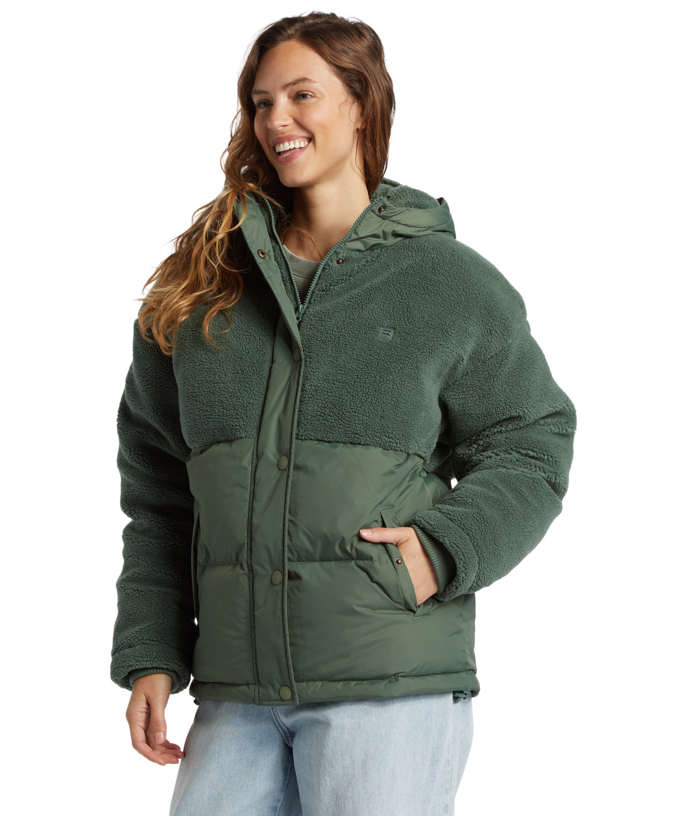 BILLABONG Athletic Jacket in Green