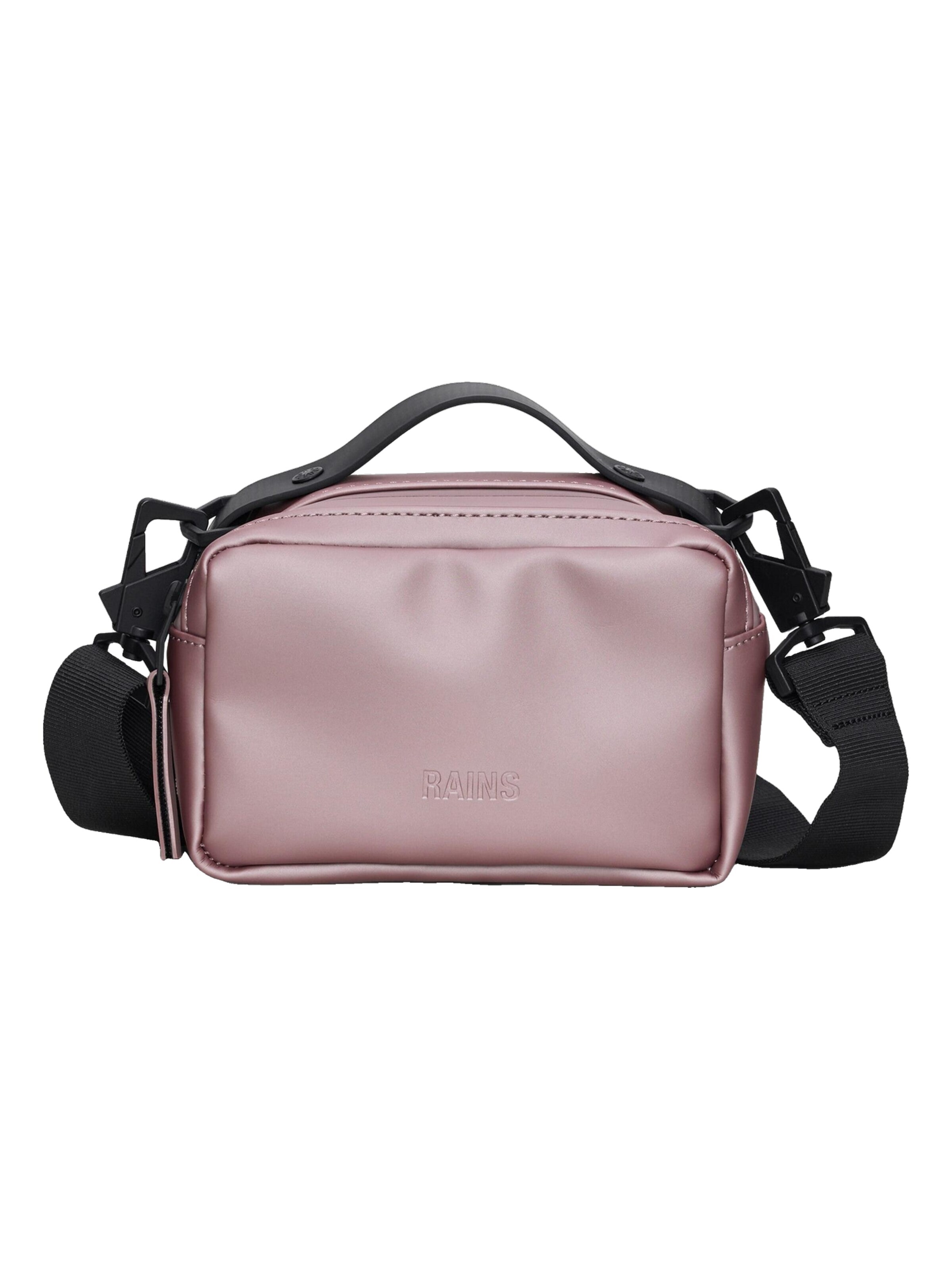 RAINS Crossbody bag 'Box Micro' in Pink: front