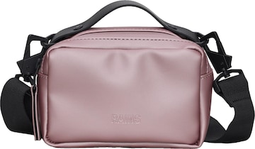 RAINS Umhängetasche 'Box Micro' in Pink: Vorderseite