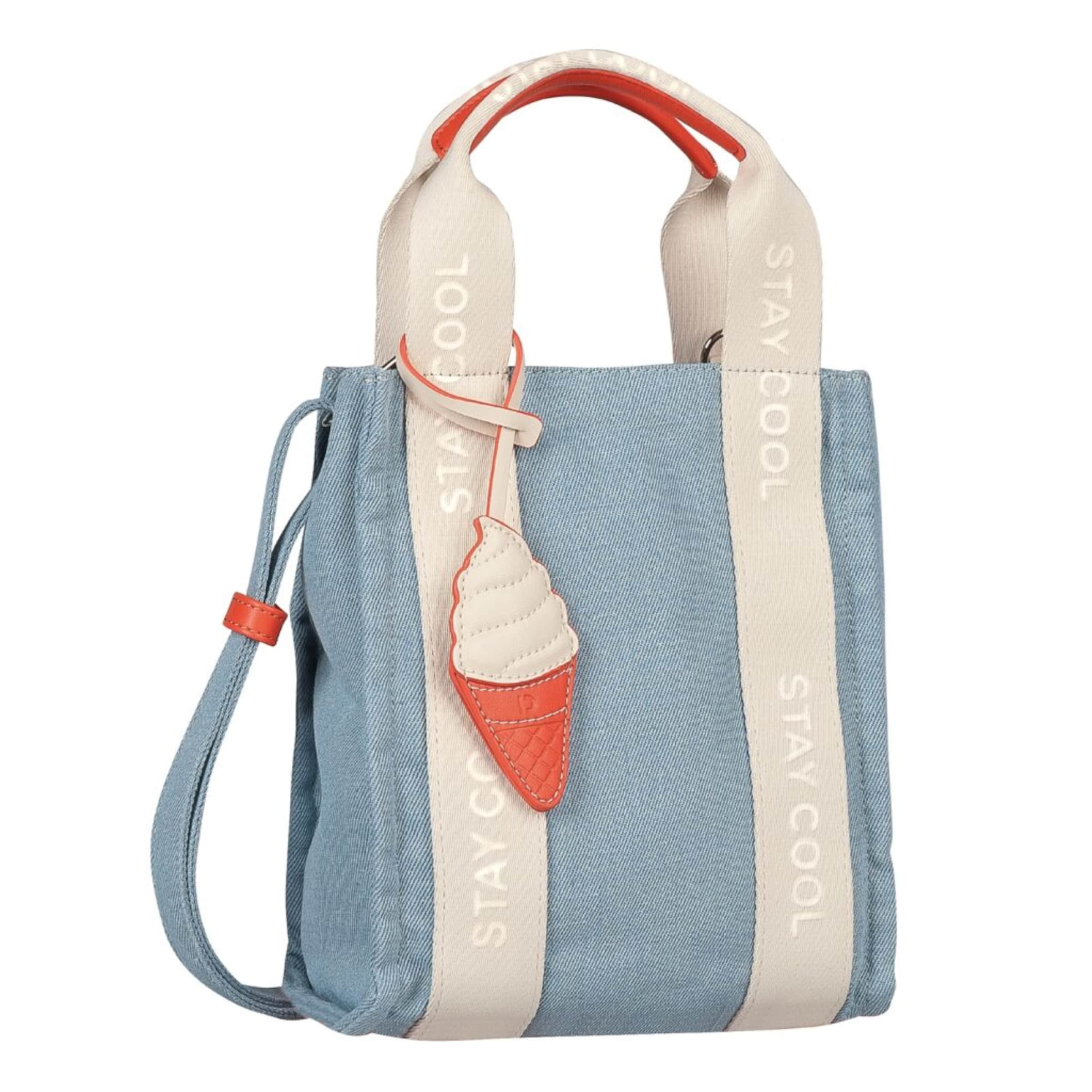 TOM TAILOR DENIM Crossbody Bag in Blue: front
