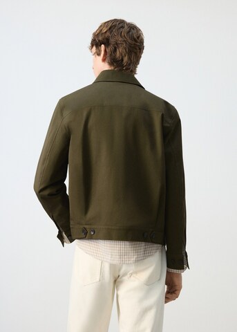 MANGO MAN Between-Season Jacket 'Pascual' in Green