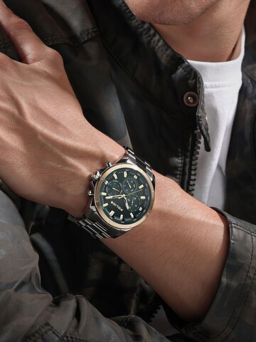 Montre à affichage analogique POLICE en vert : devant