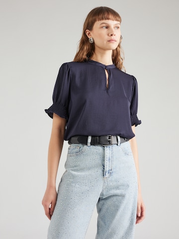 SAINT TROPEZ Blouse 'Nunni' in Blauw: voorkant