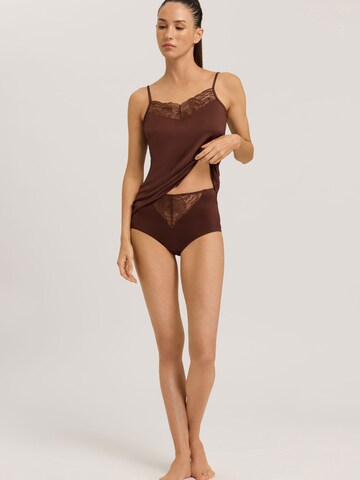 Hanro Slip 'Elia' in Braun
