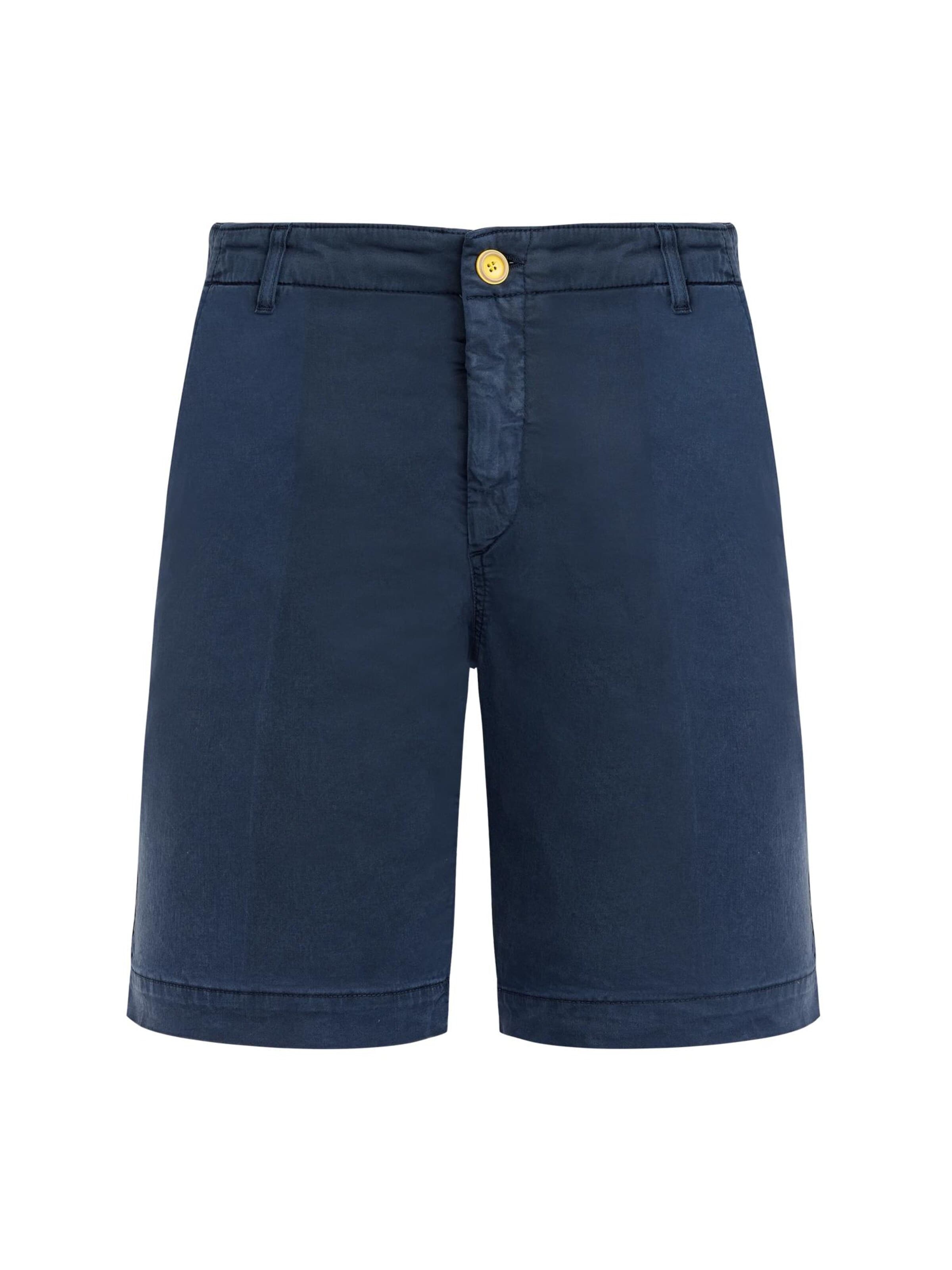 Vilebrequin Regular Broek in Blauw: voorkant