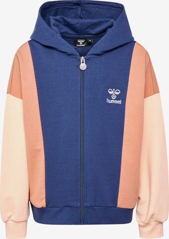 Veste de survêtement Hummel en bleu : devant