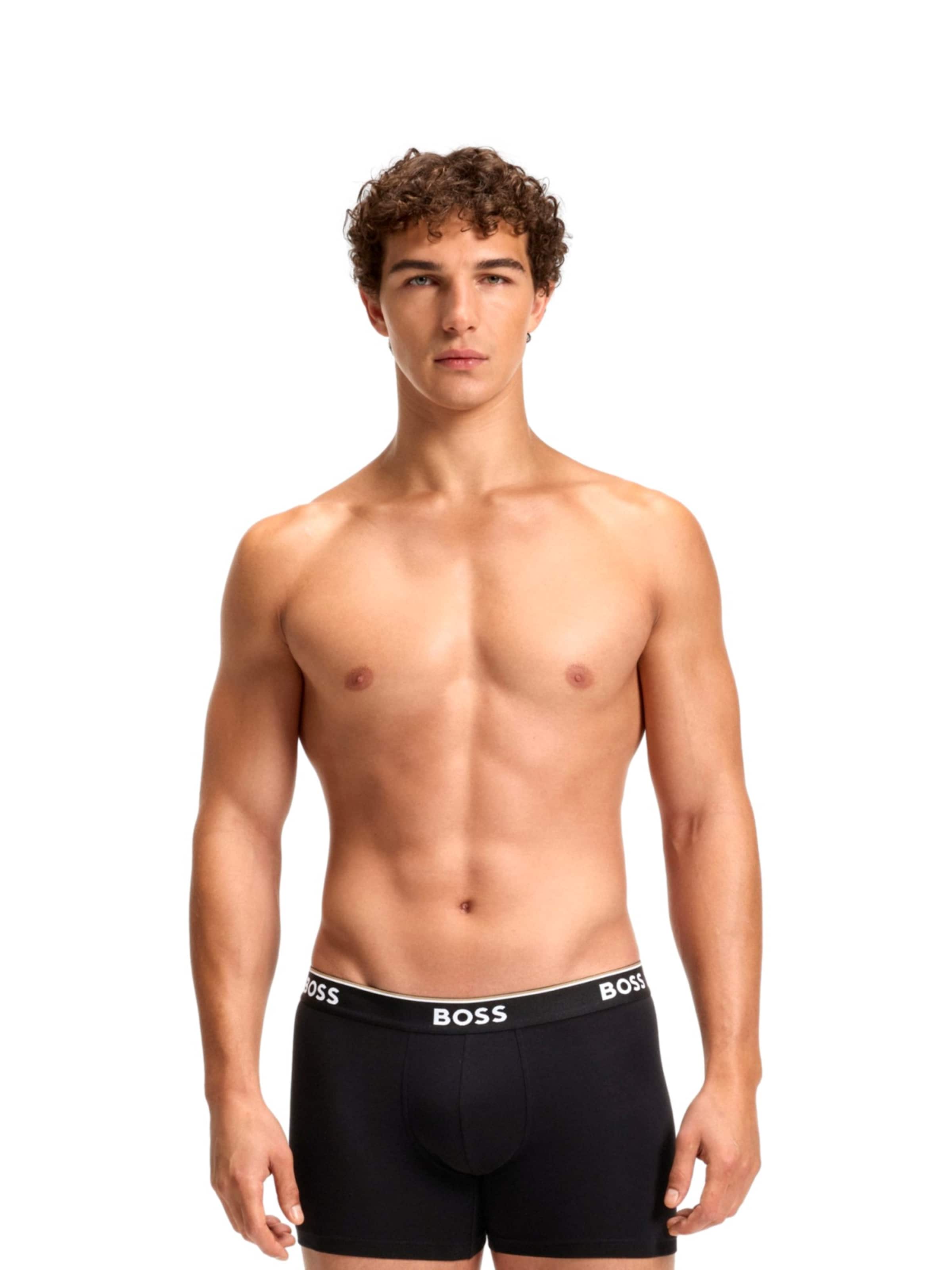 BOSS - Calzoncillo boxer en gris