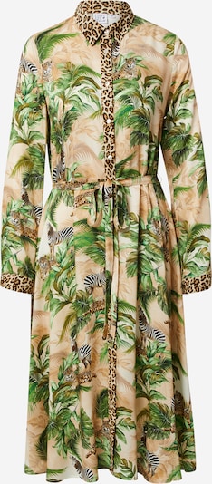 Emily Van Den Bergh Shirt dress in Beige / Brown / Light green / Dark green, Item view