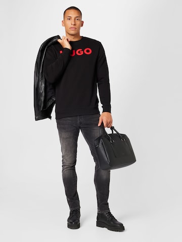 Sweat-shirt 'Dem' HUGO Red en noir