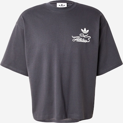 XS dydžio Marškinėliai 'RECORD' iš ADIDAS ORIGINALS, spalva – šviesiai mėlyna / tamsiai pilka / balta, Prekių apžvalga