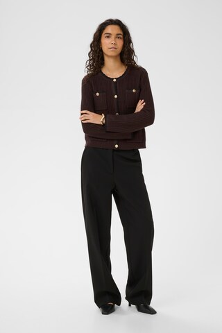 Cardigan 'SLNobilo' SOAKED IN LUXURY en marron