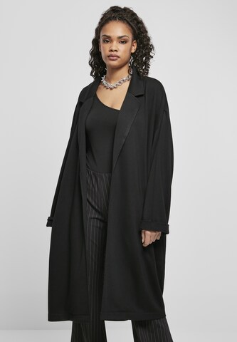 Urban Classics Knitted coat in Black