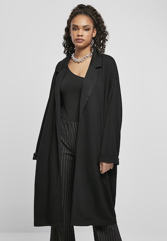 Urban Classics Knitted Coat in Black