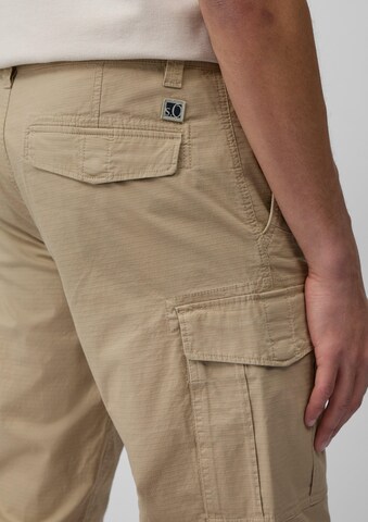 s.Oliver Regular Cargohose in Beige