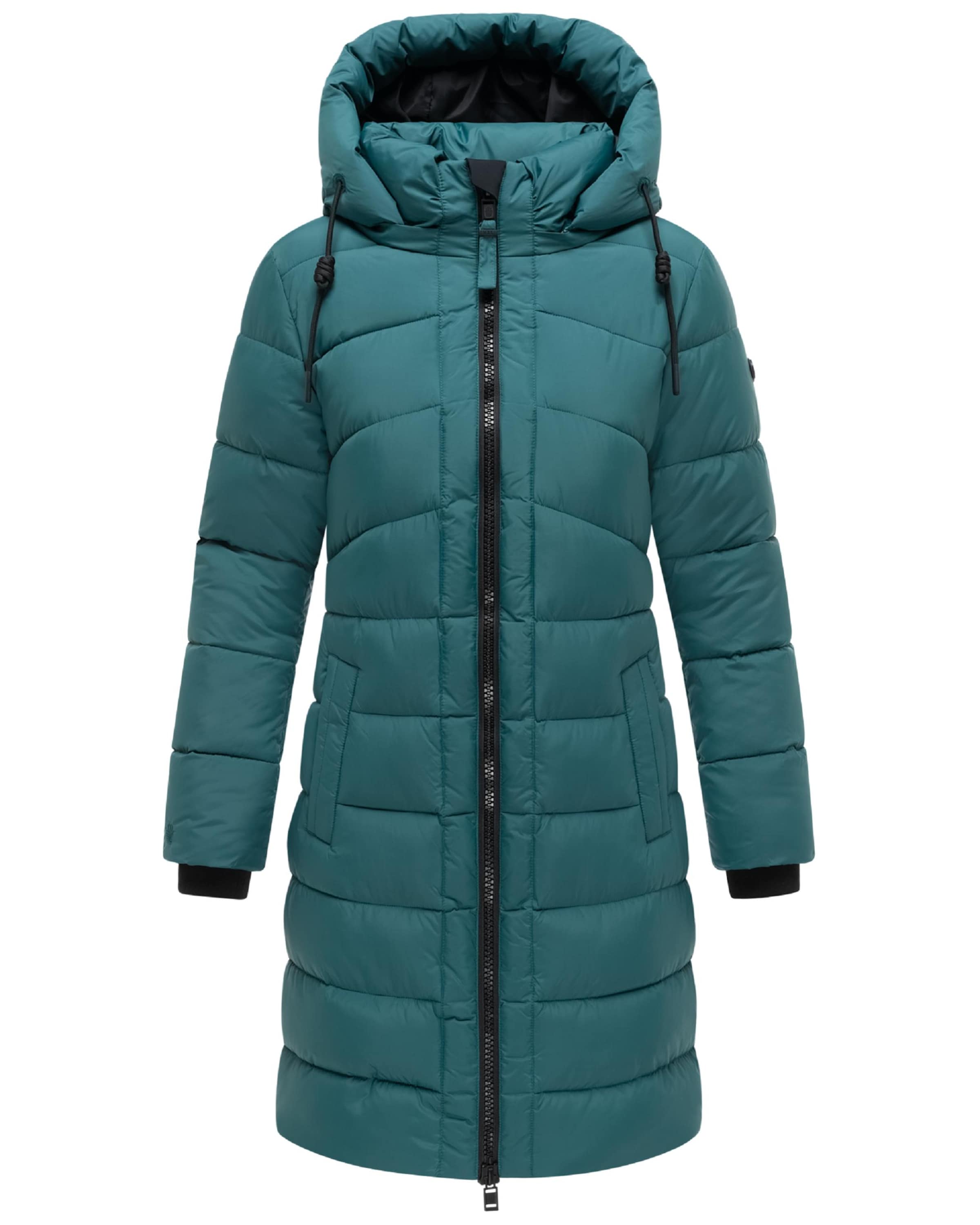 Cappotto invernale 'Kaltnäschen 16' di MARIKOO in verde: frontale