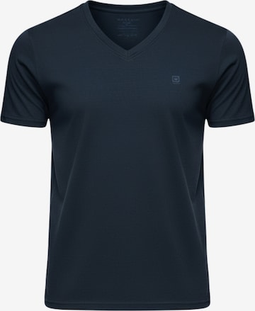 Ombre T-Shirt in Blau: Vorderseite