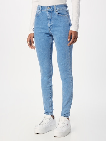 Tommy Jeans - Skinny Vaquero 'SYLVIA' en azul: frente