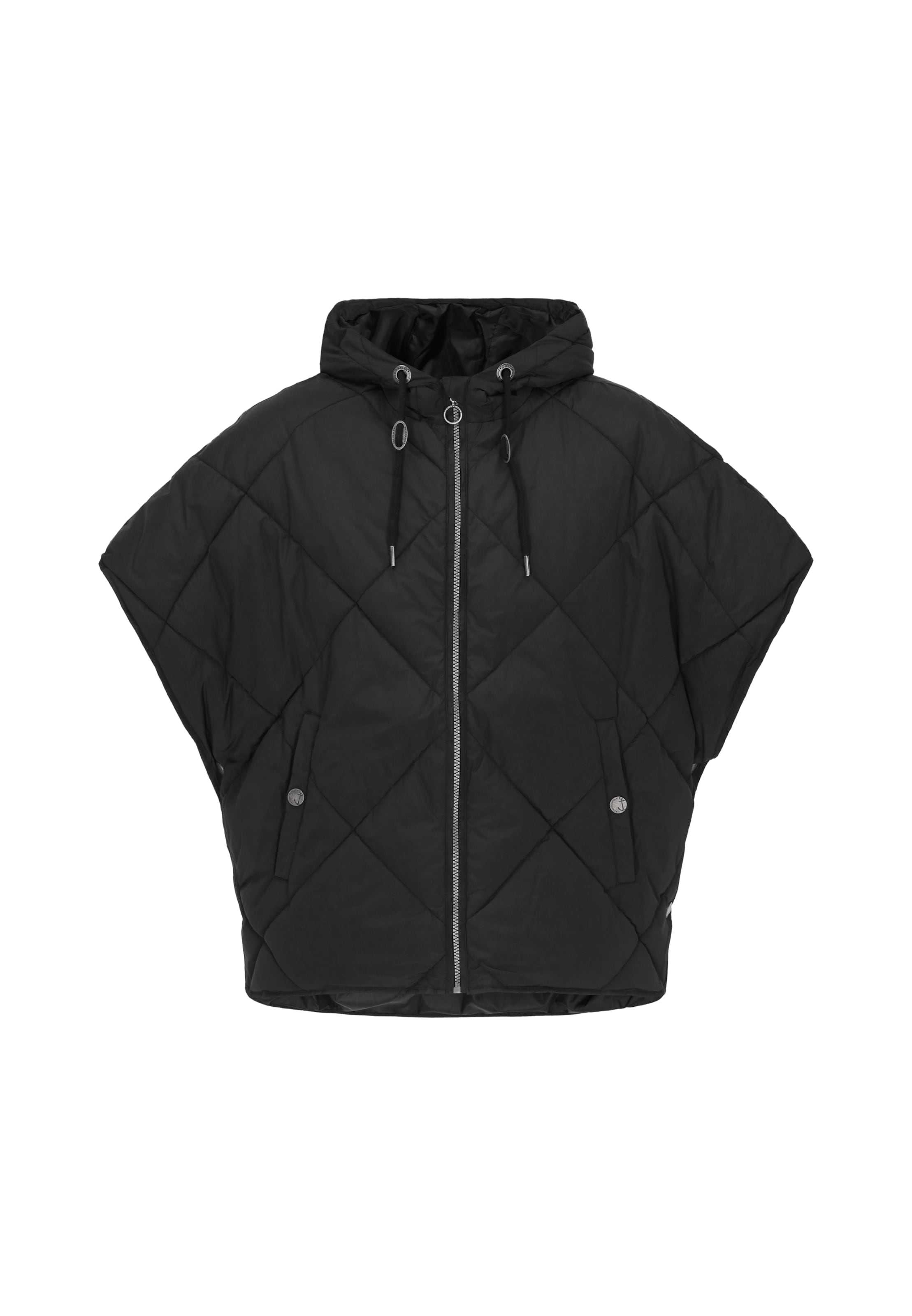 melns DreiMaster Maritim Veste: no priekšpuses