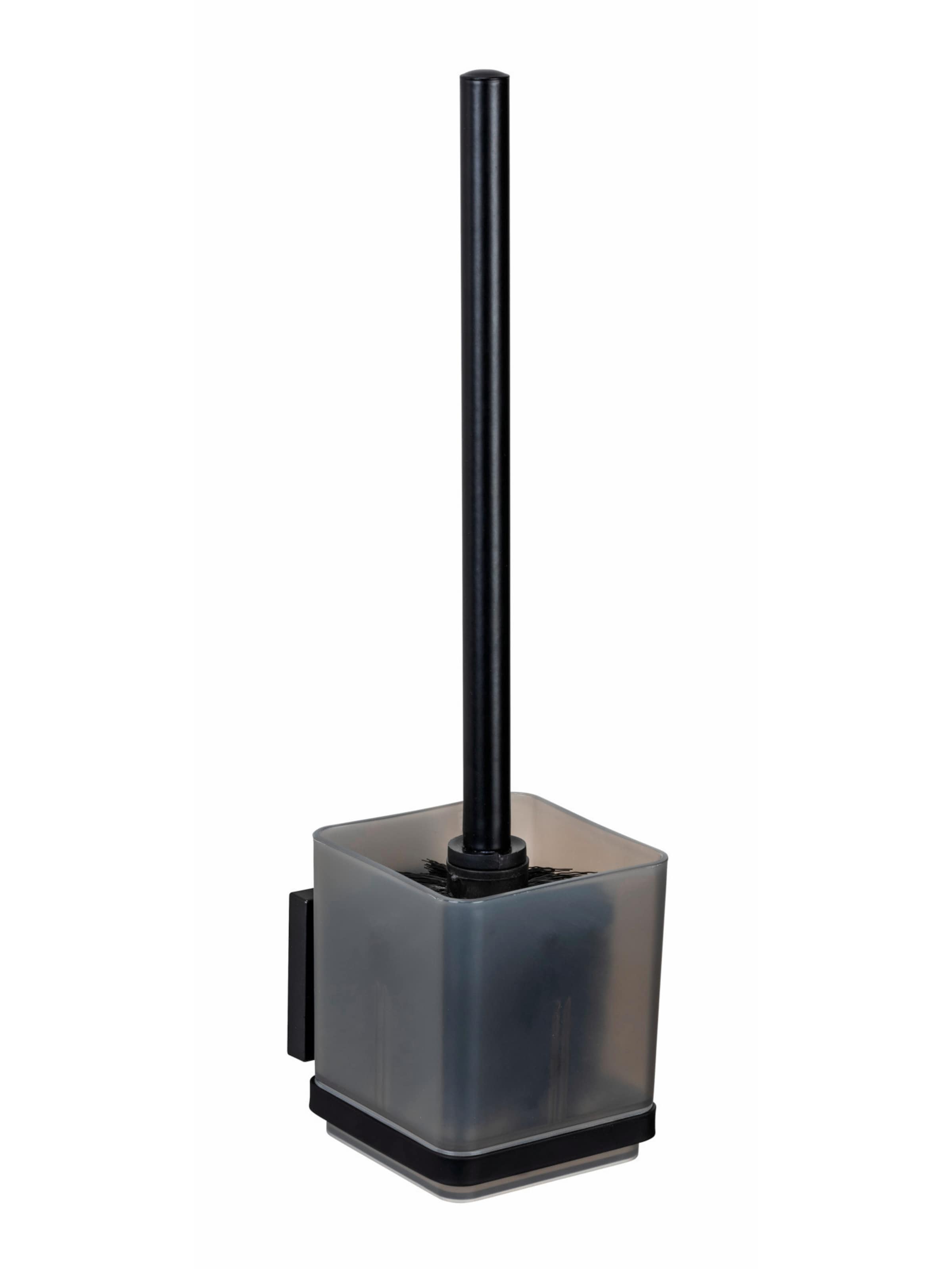 Wenko WC-Garnitur in Schwarz: Vorderseite