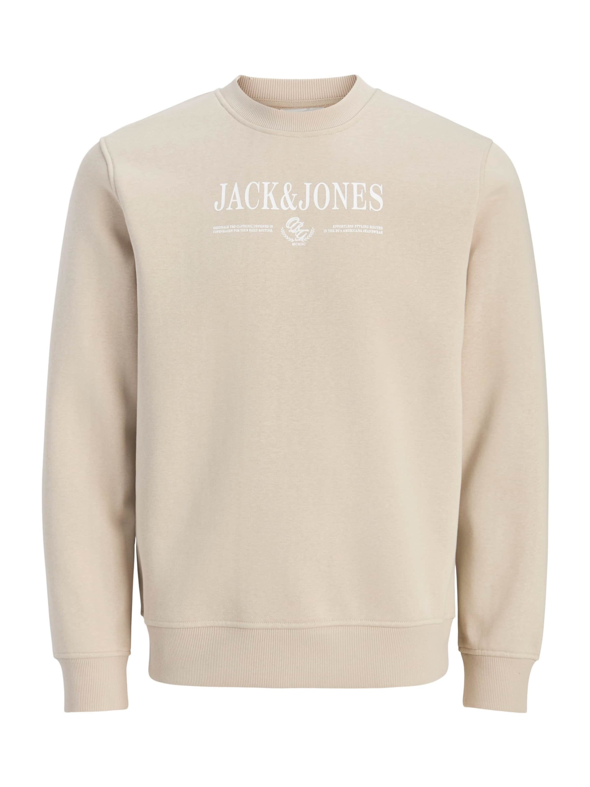 pelēks JACK & JONES Sportisks džemperis 'JORFREDERIKSBERG': no priekšpuses