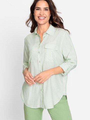 Olsen Blouse in Groen: voorkant