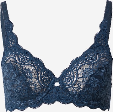 TRIUMPH T-shirt Bra 'Amourette' in Blue: front