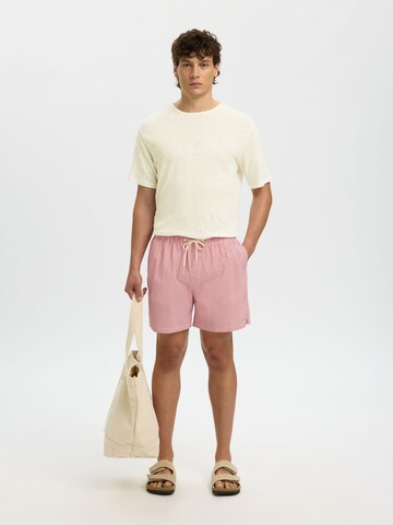 SELECTED - Camiseta 'Bet' en blanco