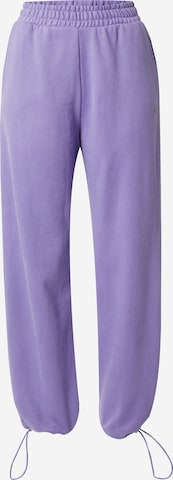 4F Športové nohavice - Fialová: predná strana