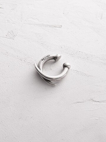 REYTEL - Pendientes 'SIEGER' en plata: frente