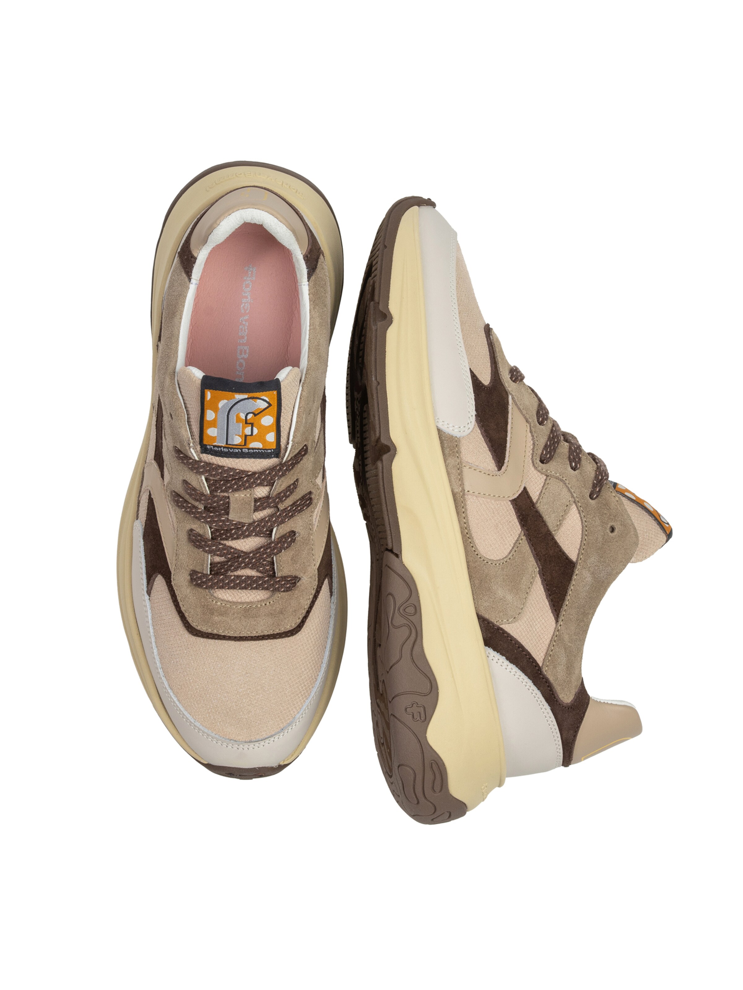Floris van Bommel Sneakers laag 'Holli 01' in Beige
