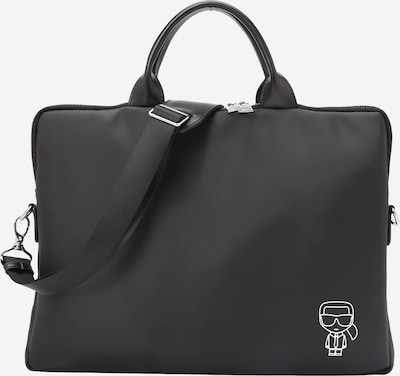 Karl Lagerfeld Tietokonelaukku värissä musta / valkoinen, Tuotenäkymä