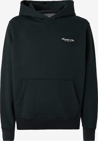 Abercrombie & Fitch - Sudadera en negro: frente