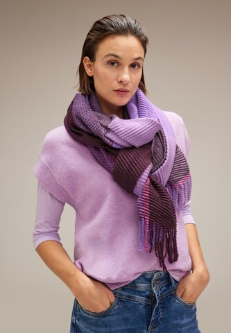 STREET ONE Scarf in Purple: front