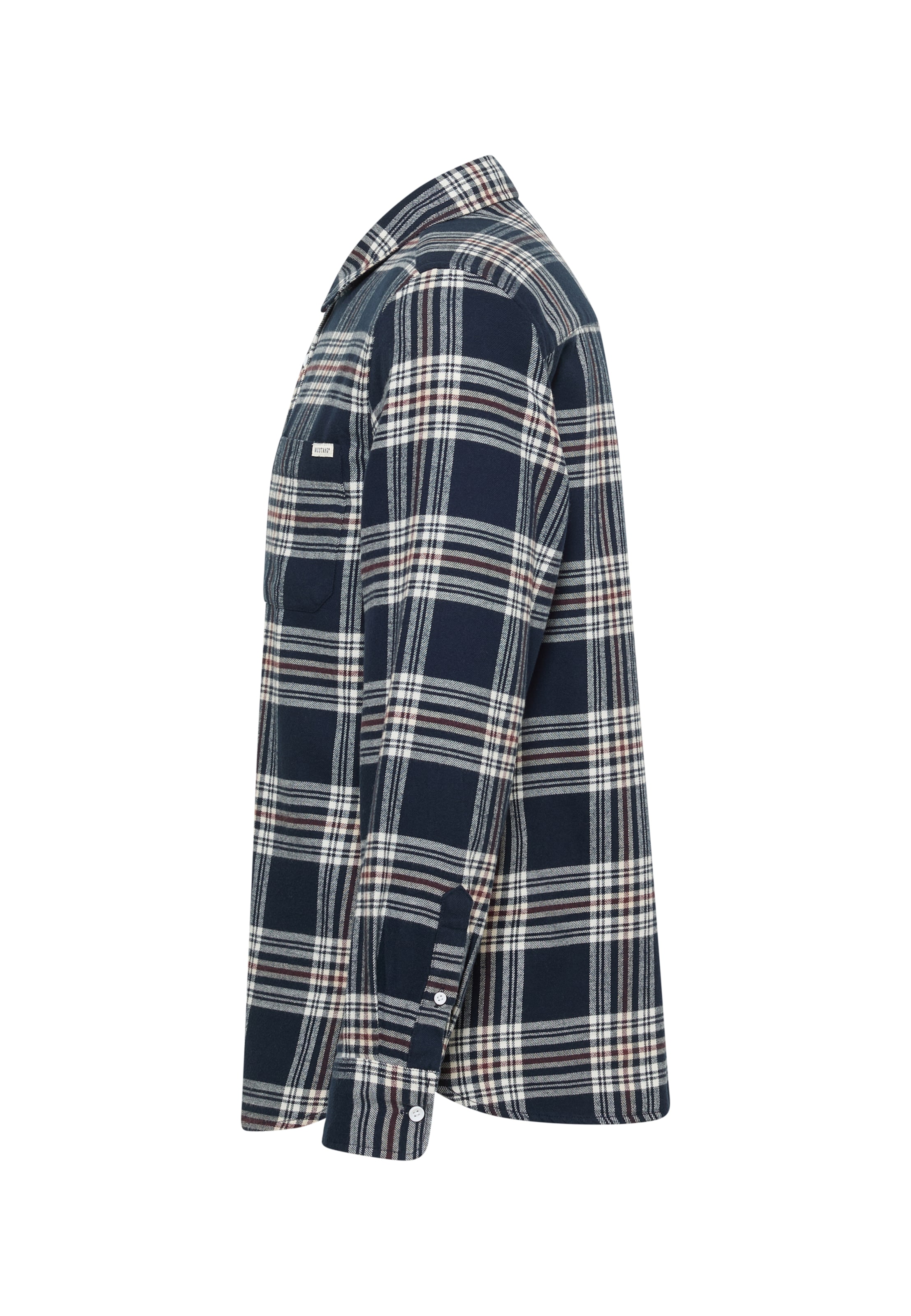 MUSTANG Regular Fit Hemd 'Eastbridg ' in Blau