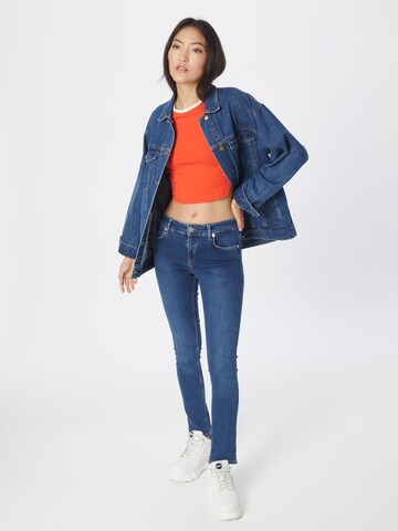 Skinny Jean 'CHERRY' Oasis en bleu