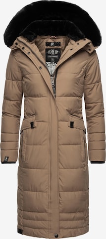 NAVAHOO Winter Coat 'Fahmiyaa' in Brown: front