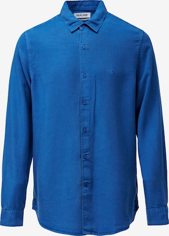 Salsa Jeans Regular fit Button Up Shirt in Blue: front