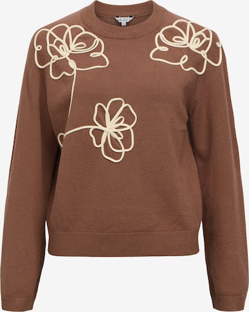 OBJECT Pullover 'OBJLANEY RUBIN' in Braun: Vorderseite