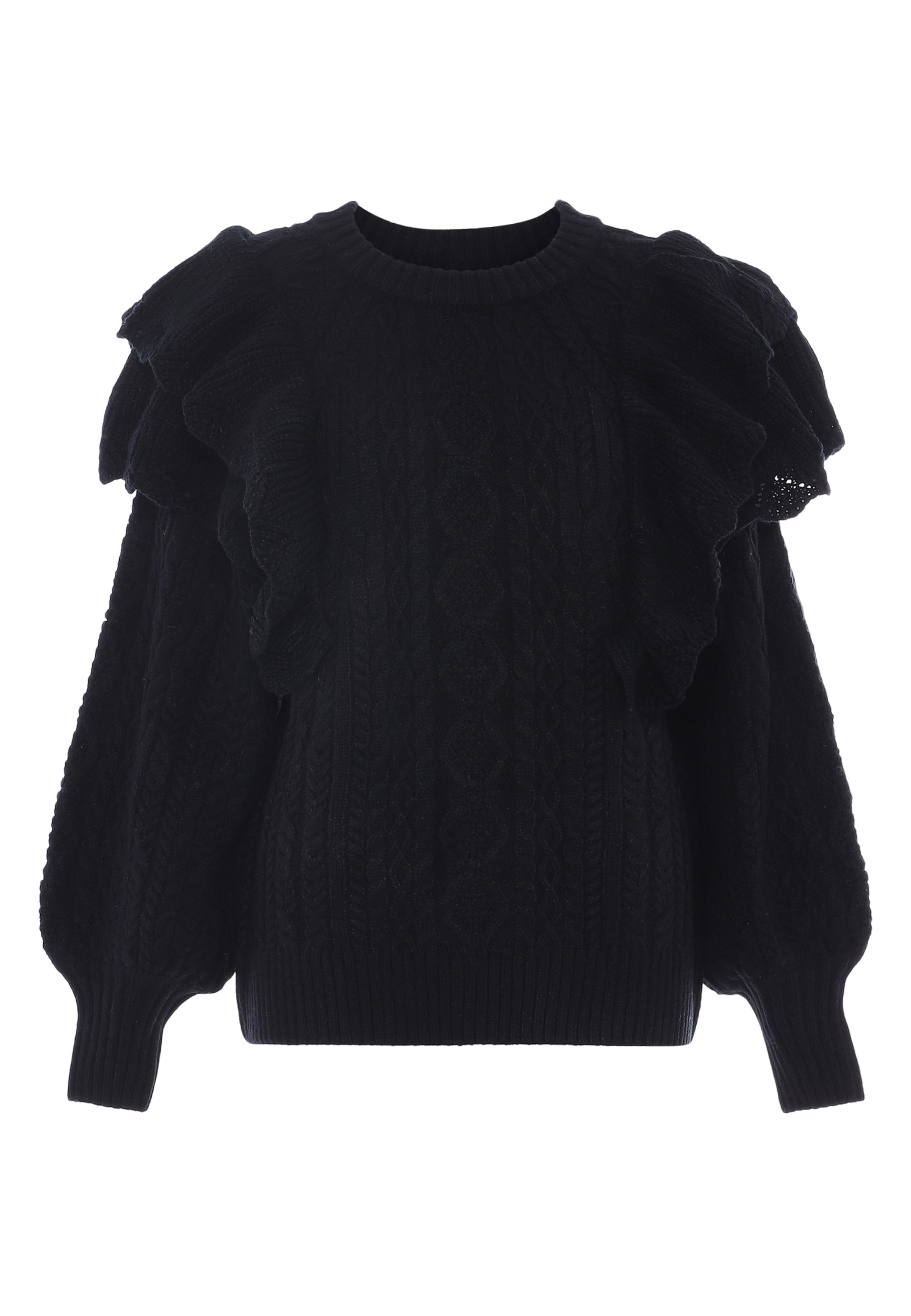 aleva Sweater in Black: front
