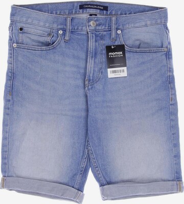 Calvin Klein Jeans Shorts in 31 in Blue: front