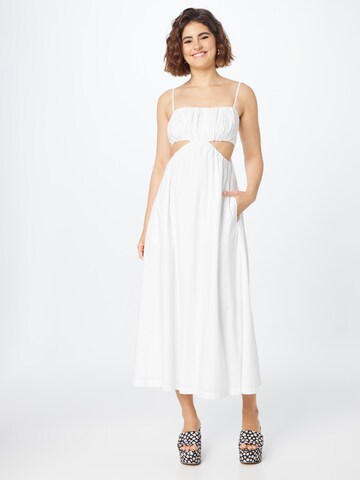 Abercrombie & Fitch Summer Dress in White: front