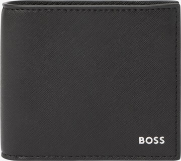 BOSS Wallet 'Zair' in Black: front