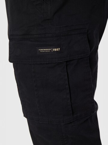 Regular Pantalon cargo Funky Buddha en noir