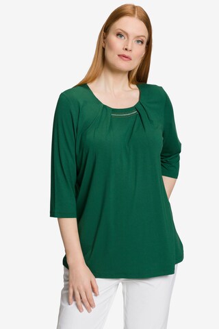 Ulla Popken Blouse in Green: front