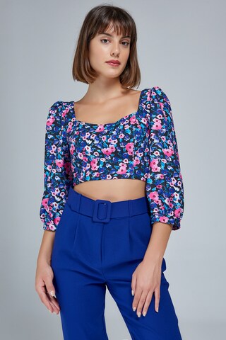 Jimmy Sanders - Blusa em azul: frente