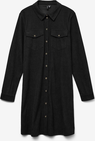 VERO MODA Blousejurk 'Vilia' in Zwart: voorkant
