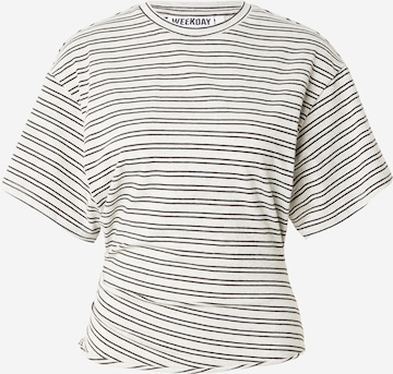 Maglietta di WEEKDAY in grigio: frontale